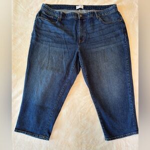 Lane Bryant Mid Rise Boyfriend Capri Size 22